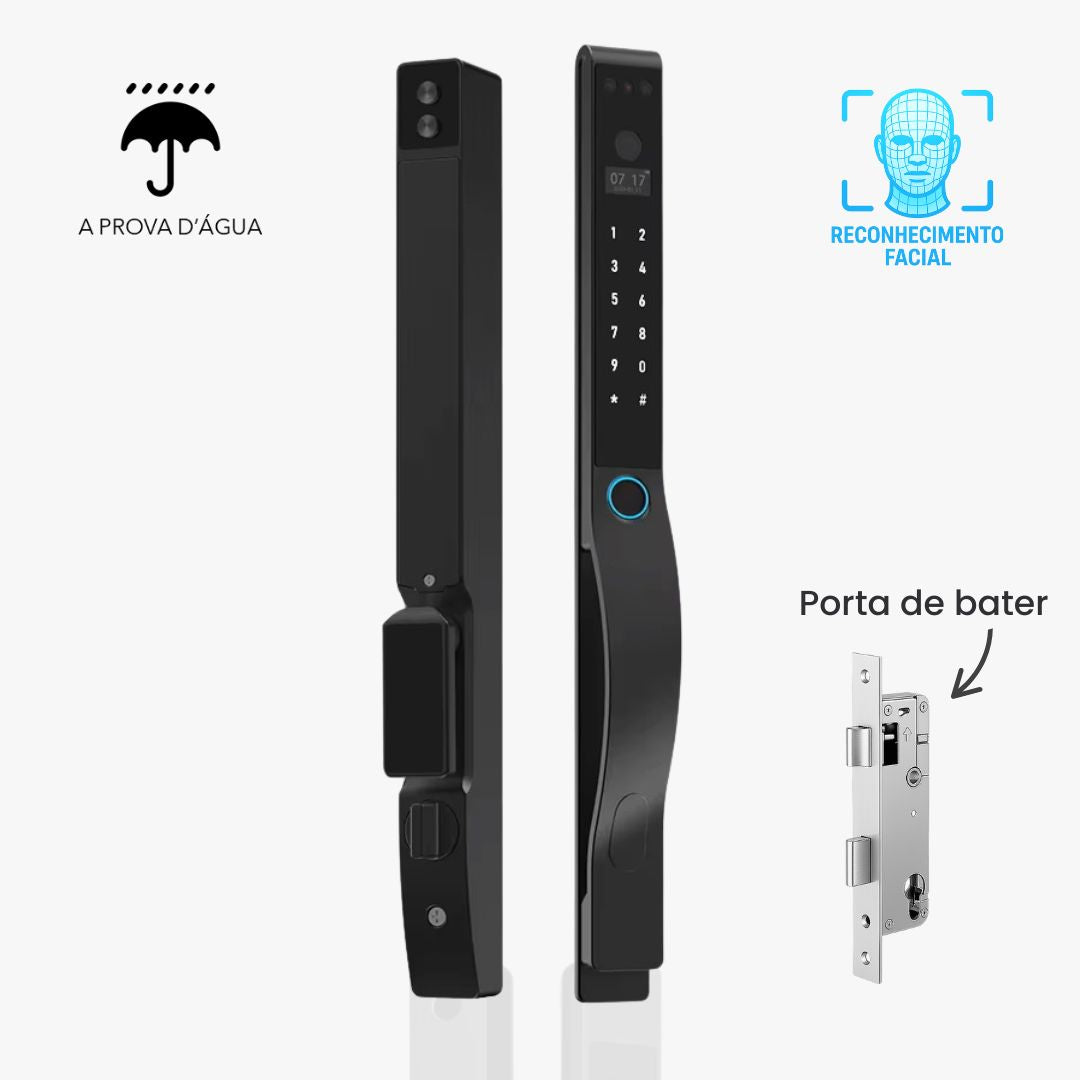 Fechadura Digital Ultra Tech 2 | Reconhecimento Facial - Prova D'água