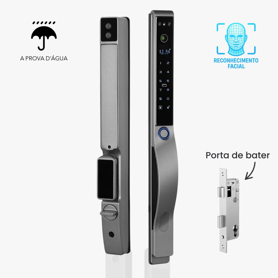 Fechadura Digital Ultra Tech 2 | Reconhecimento Facial - Prova D'água