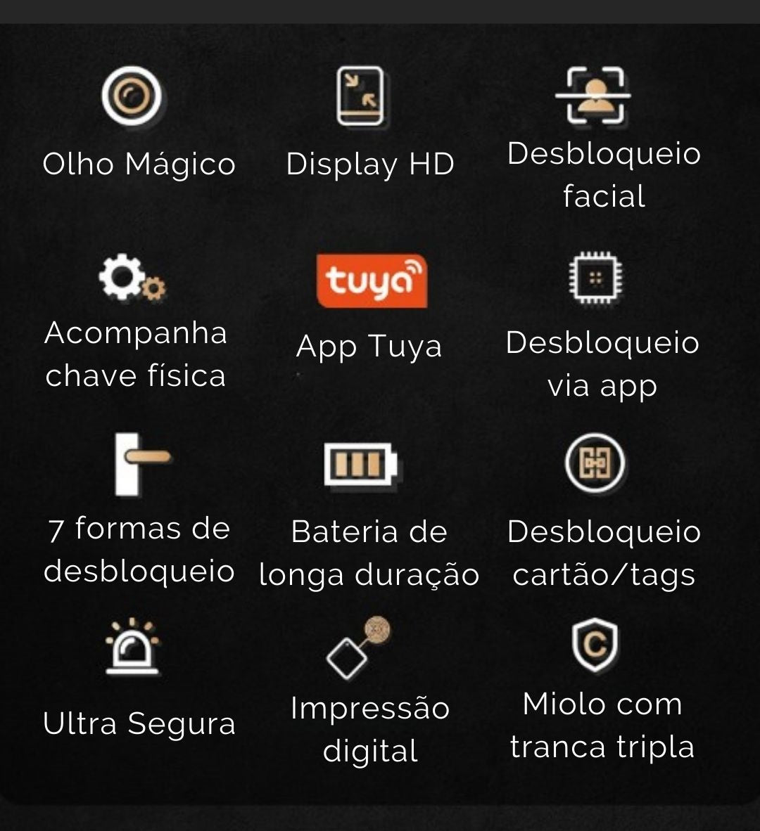 Fechadura Digital Ideal Advanced | Abertura com Reconhecimento Facial
