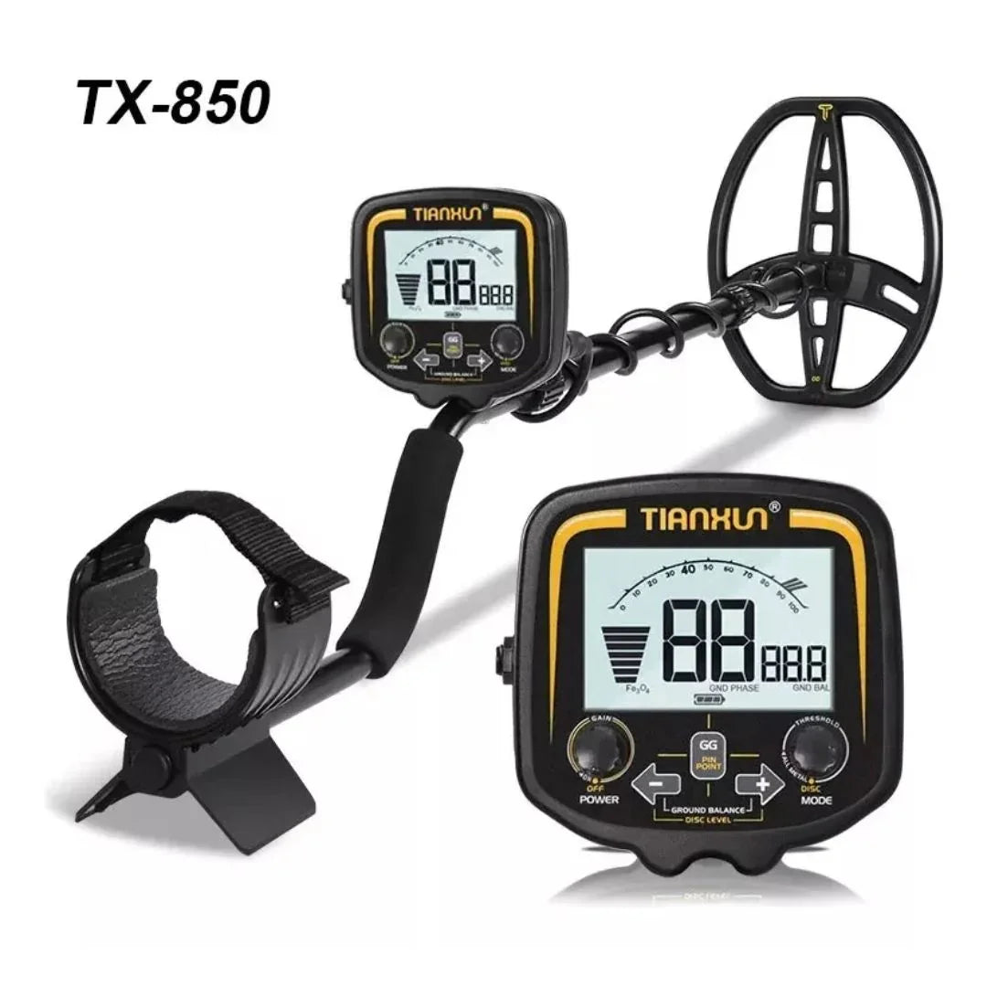 Detector de Metais Tianxun TX-850 | Ouro, Prata, Cobre e Metais Preciosos | Original com NF