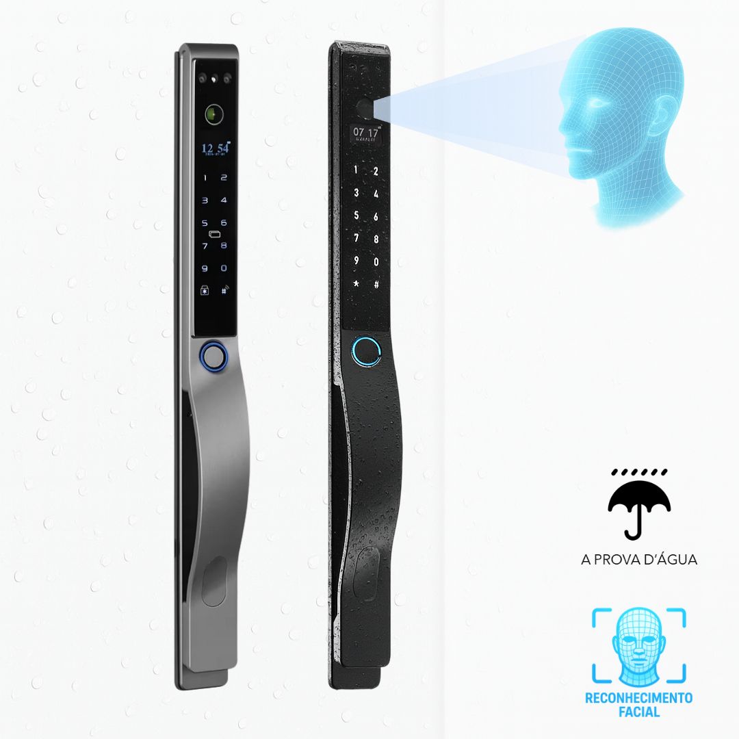 Fechadura Digital Ultra Tech 2 | Reconhecimento Facial - Prova D'água