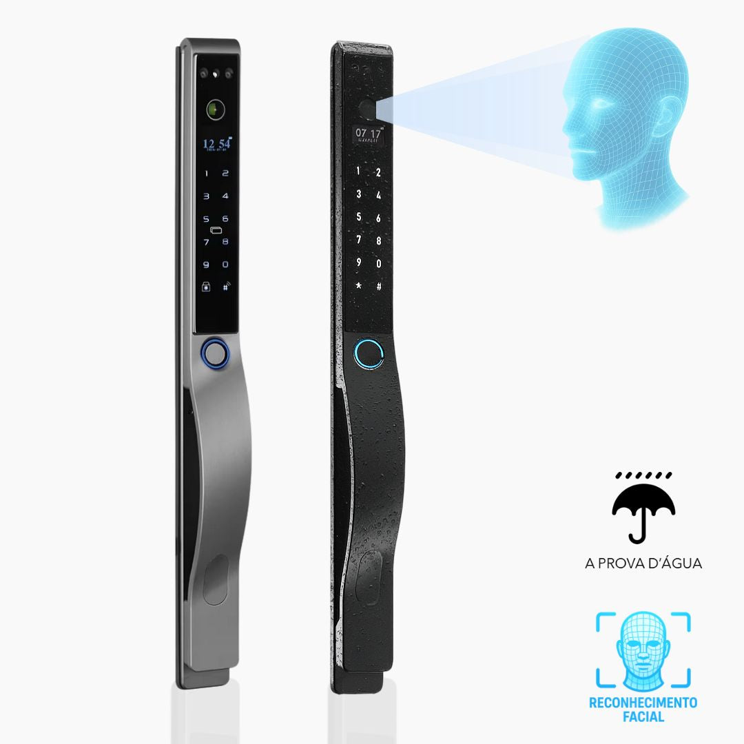 Fechadura Digital Ultra Tech 2 | Reconhecimento Facial - Prova D'água