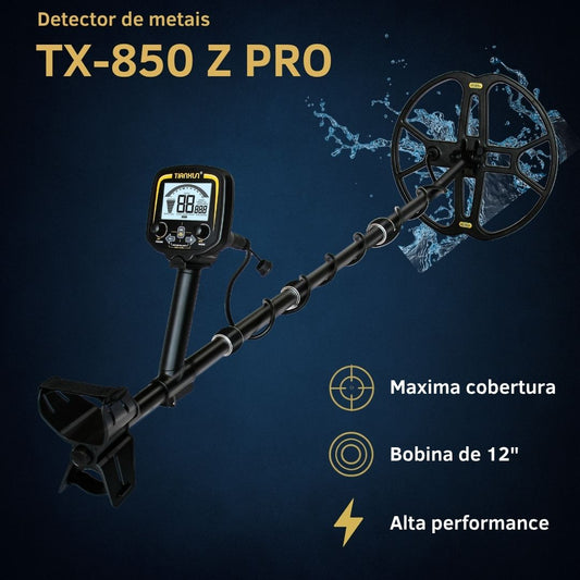 Detector de Metais Tianxun TX-850 Z PRO | Ouro, Prata, Cobre e Metais Preciosos | Original com NF