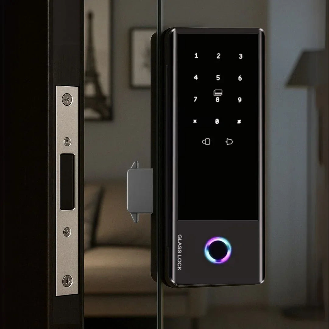 FECHADURA DIGITAL GT PRO | Porta de Vidro - Bater ou Correr