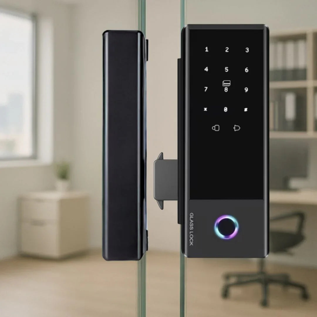 FECHADURA DIGITAL GT PRO | Porta de Vidro - Bater ou Correr