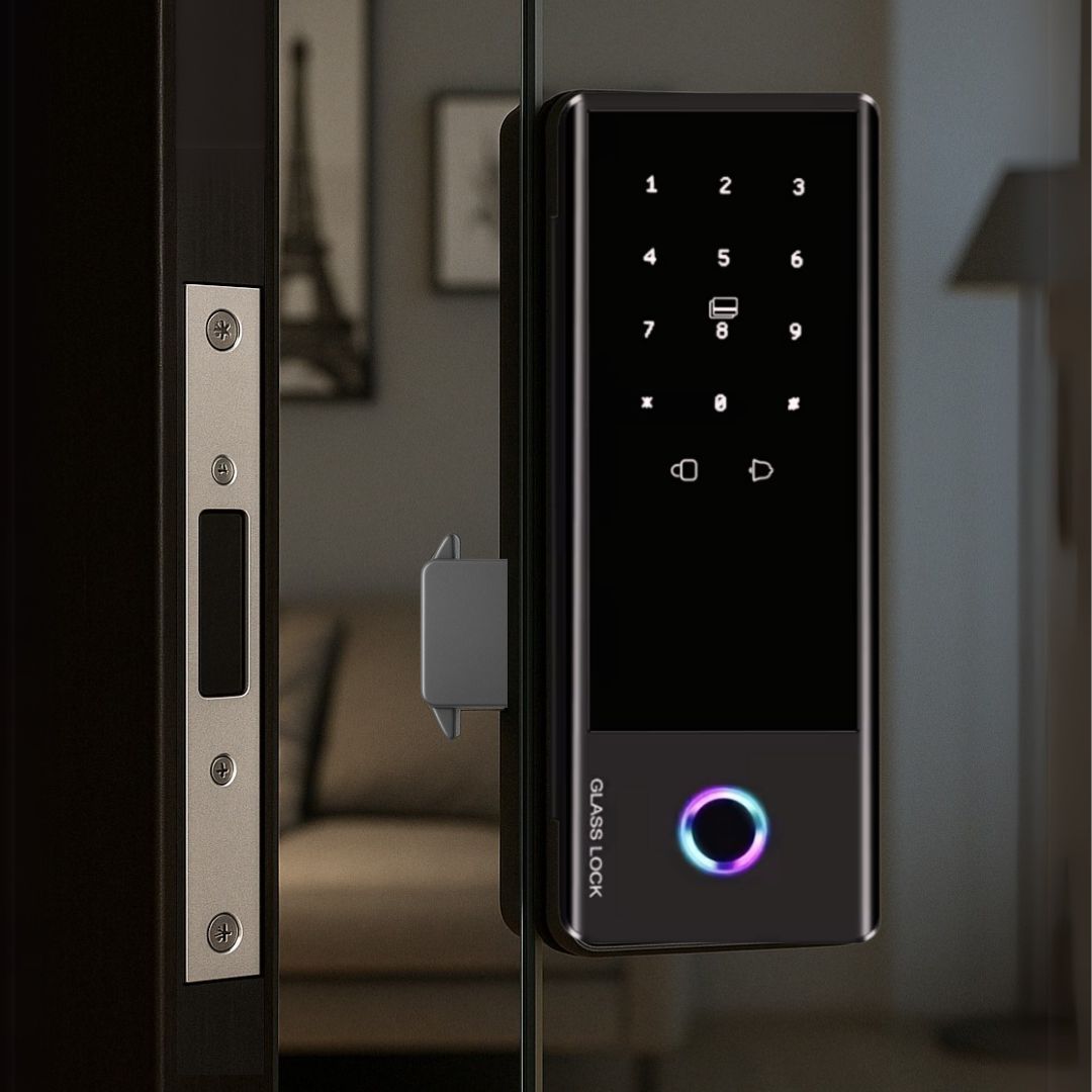 FECHADURA DIGITAL GT PRO | Porta de Vidro - Bater ou Correr