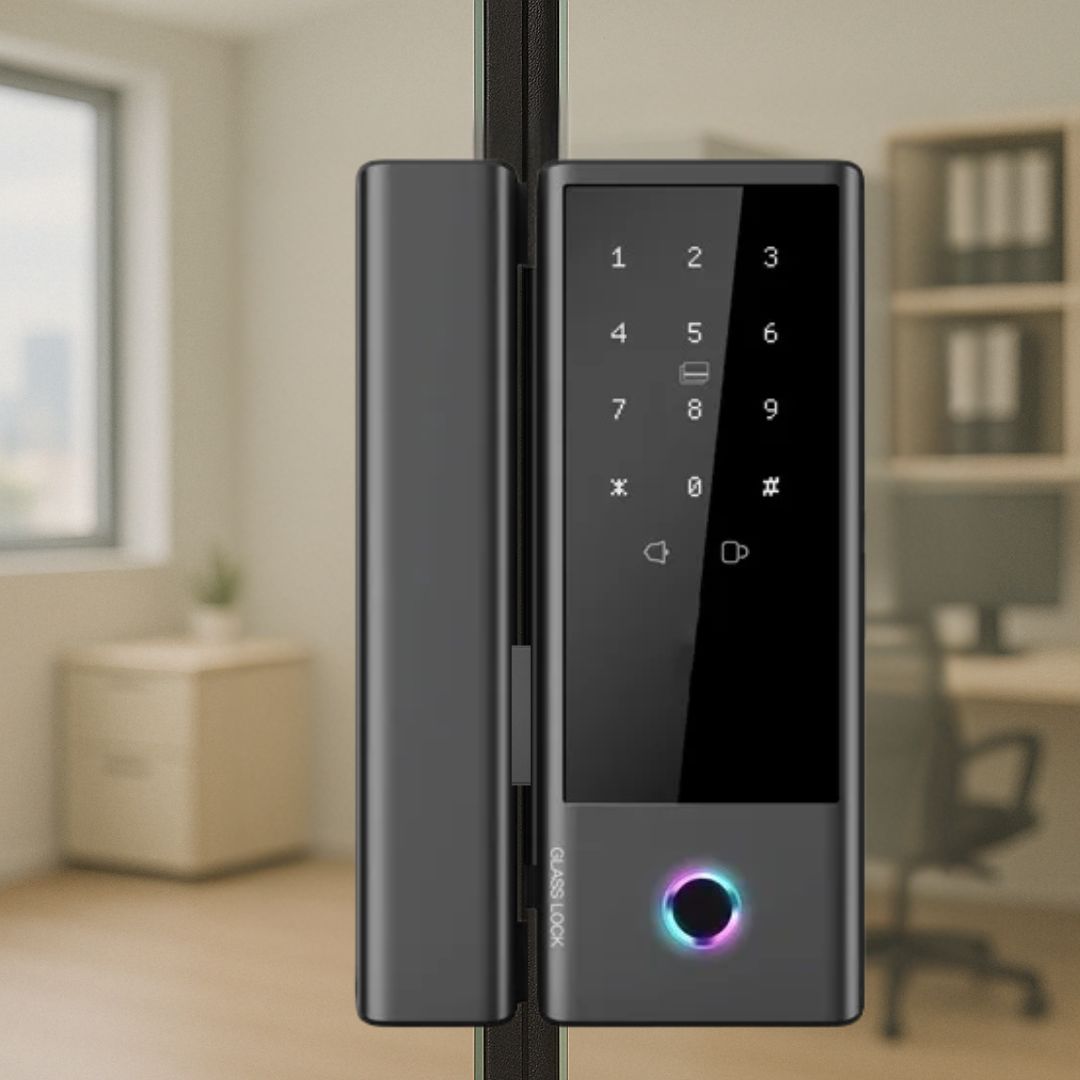 FECHADURA DIGITAL GT PRO | Porta de Vidro - Bater ou Correr
