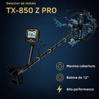 Detector de Metais Tianxun TX-850 Z PRO | Ouro, Prata, Cobre e Metais Preciosos | Original com NF