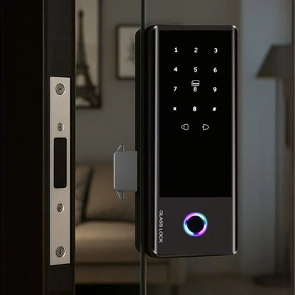 FECHADURA DIGITAL GT PRO | Porta de Vidro - Bater ou Correr