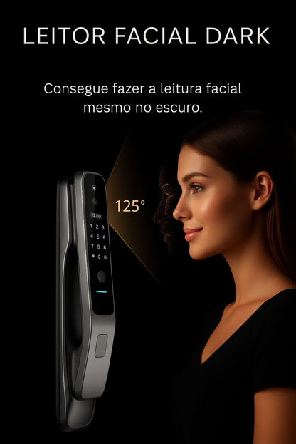 Fechadura Digital Ideal Advanced | Abertura com Reconhecimento Facial