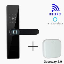 Carregar imagem no visualizador da galeria, FECHADURA DIGITAL IDEAL PRO 7 + GATEWAY 2.0 | Versão Internet TTLock - Compatível com Alexa - Idealtech
