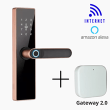 Carregar imagem no visualizador da galeria, FECHADURA DIGITAL IDEAL PRO 7 + GATEWAY 2.0 | Versão Internet TTLock - Compatível com Alexa - Idealtech
